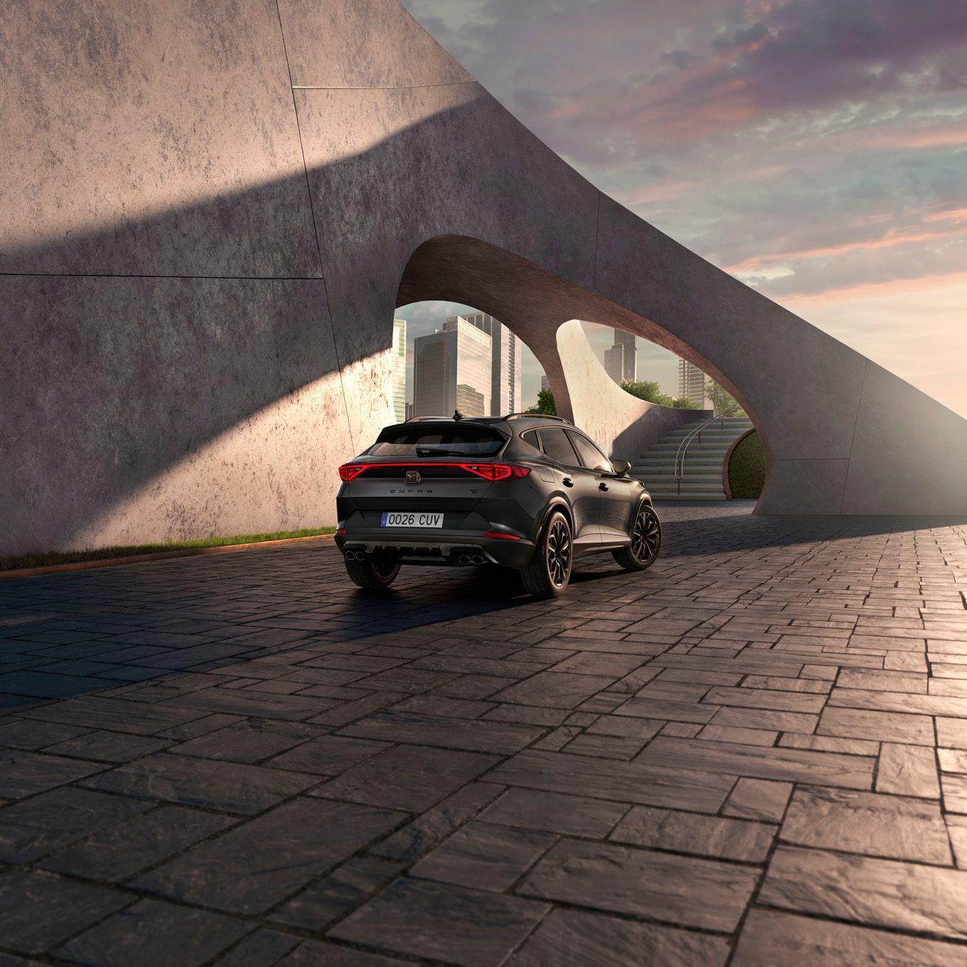 nový cupra formentor kompaktní suv s brzdami Brembo a 19palcovými broušenými disky v odstínu mědi