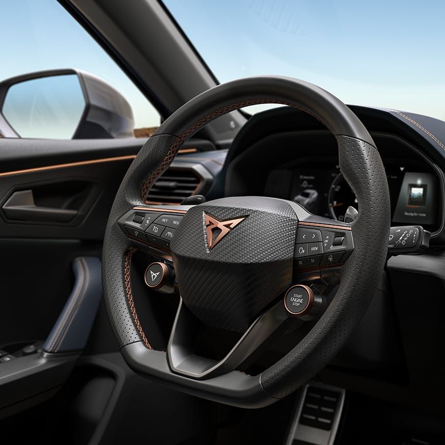 cupra formentor s vyhřívaným volantem