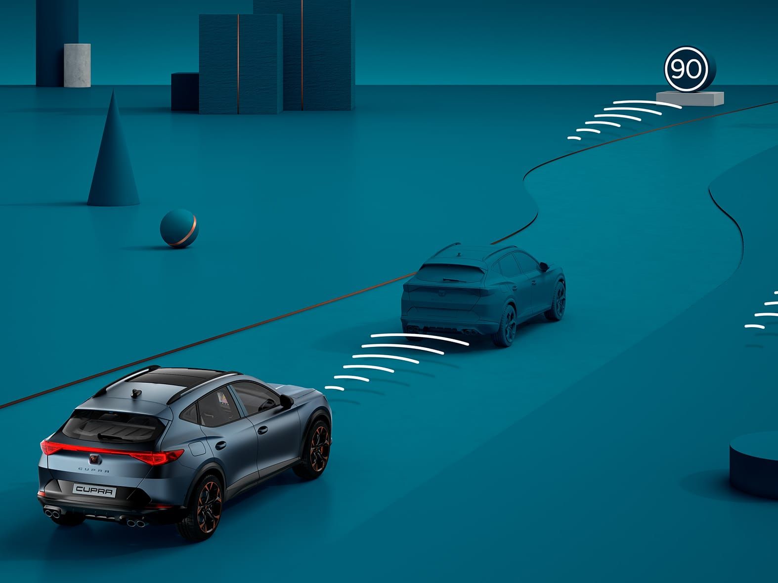 nové kompaktní SUV Cupra Formentor s adaptivním tempomatem