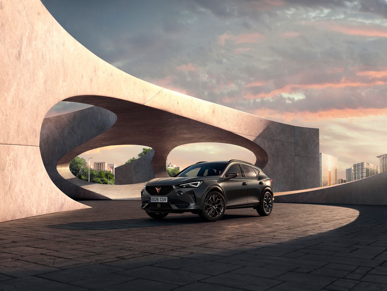 nový cupra formentor kompaktní suv s full led světlomety