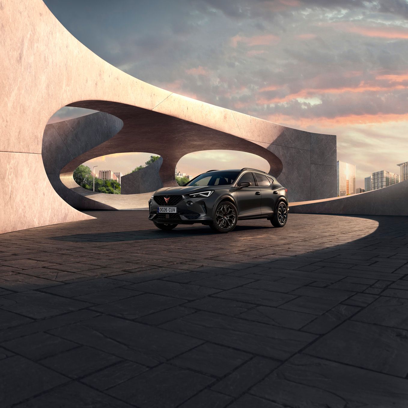 nový cupra formentor kompaktní suv s full led světlomety