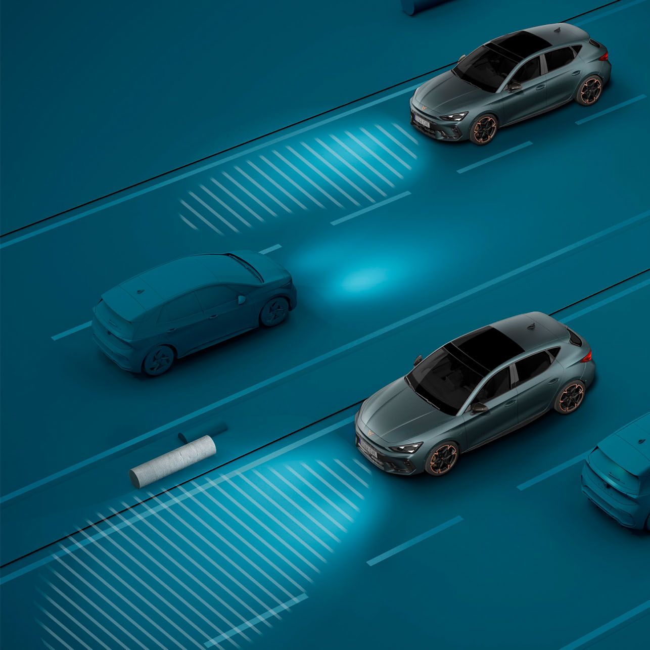 Nová CUPRA Leon SP s funkcí Light Assist