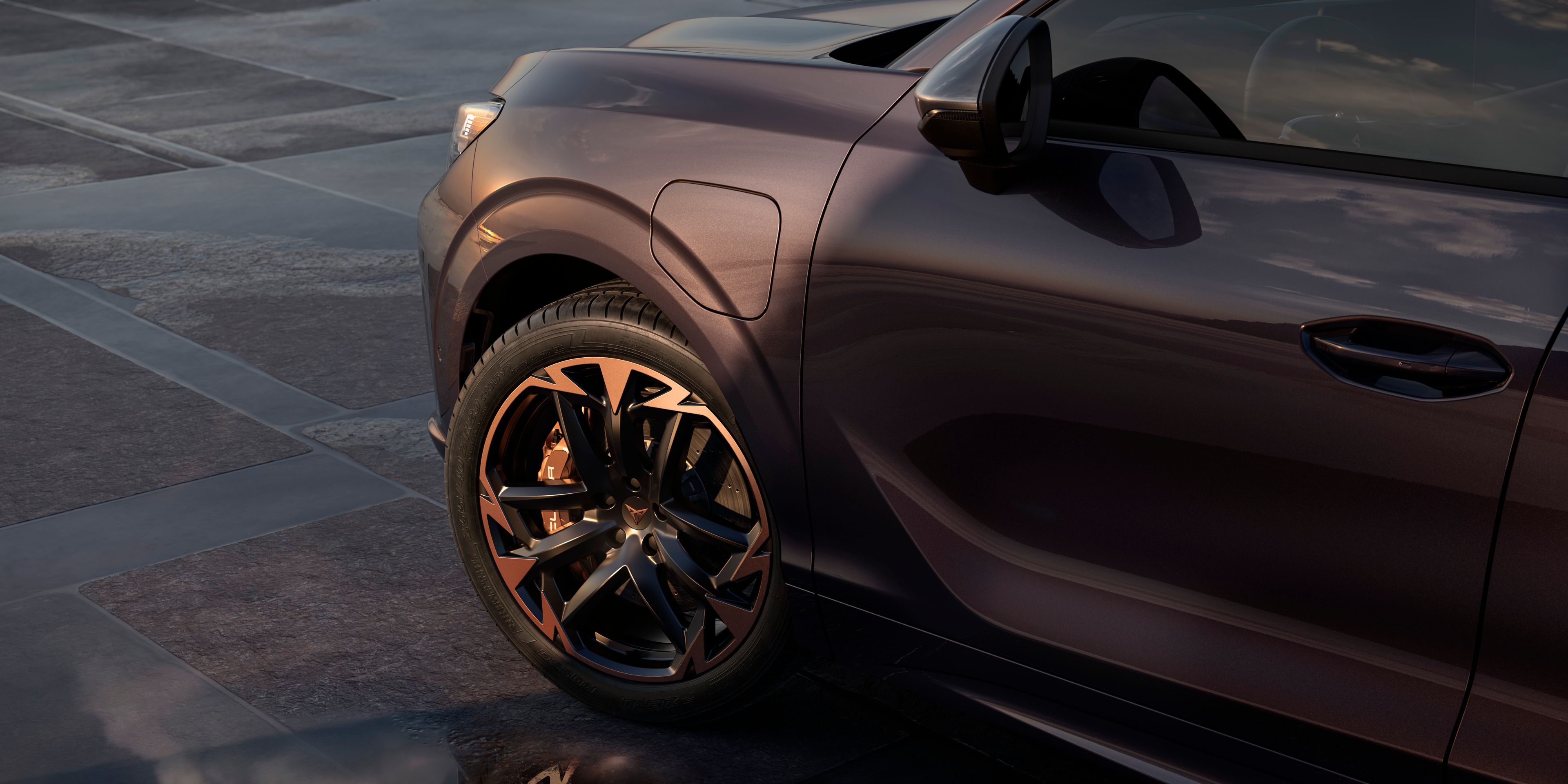 Nová 20" kola z lehkých slitin Vortex Copper na vozu CUPRA Terramar