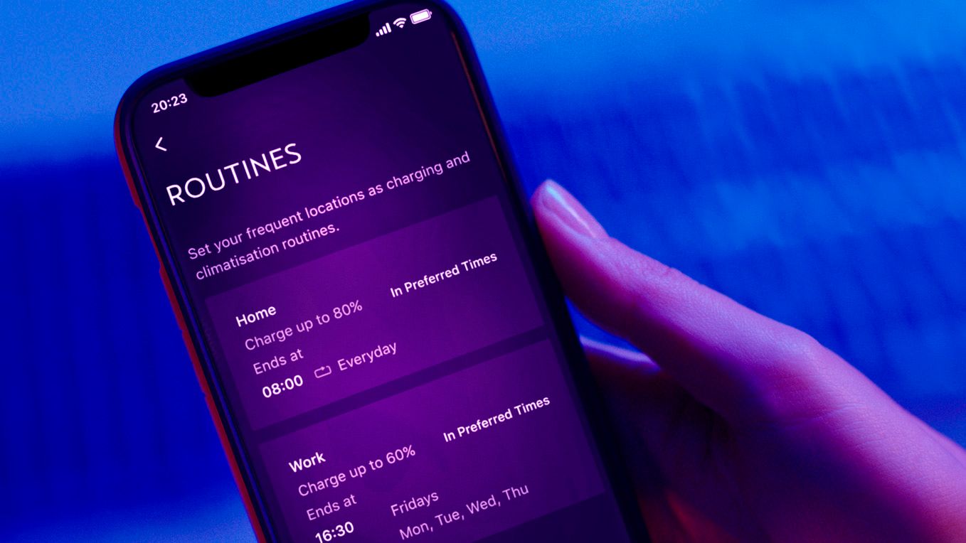 Aplikace my CUPRA App rutiny