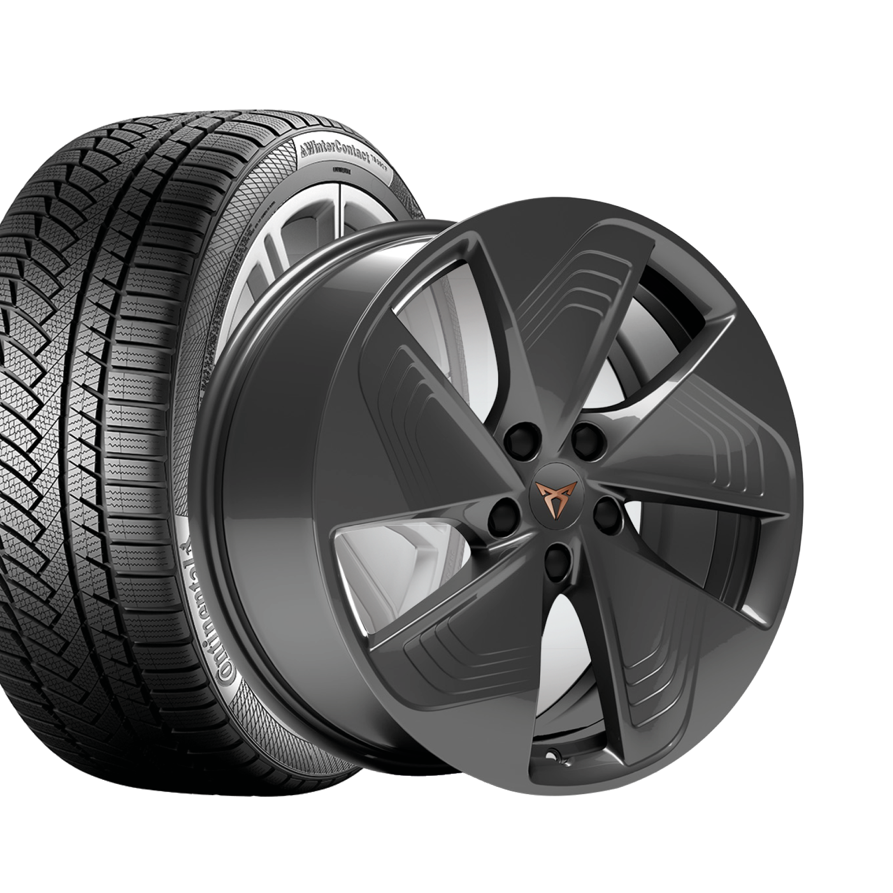 Kompletní zimní kola Cupra BORN TYPHOON 7,5 x 19"