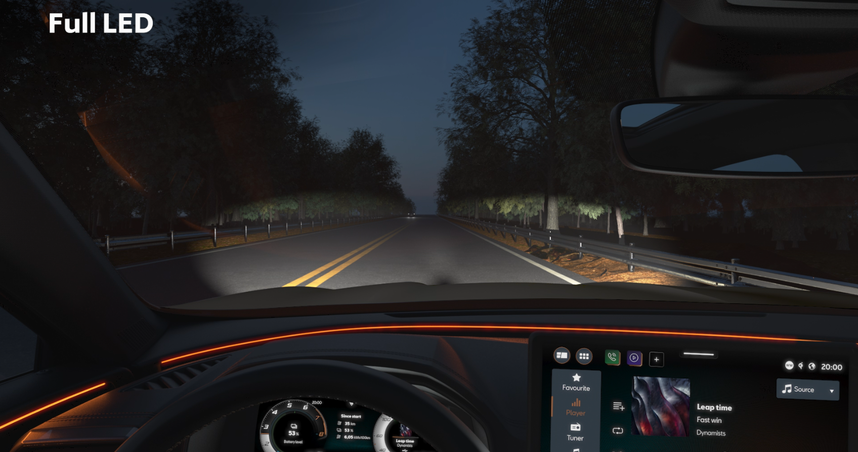 CUPRA Matrix LED světlomety