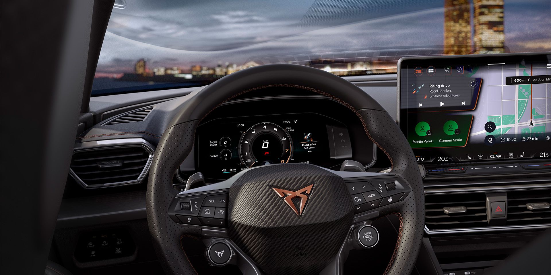 Nová CUPRA Leon s paketem Intelligent Drive