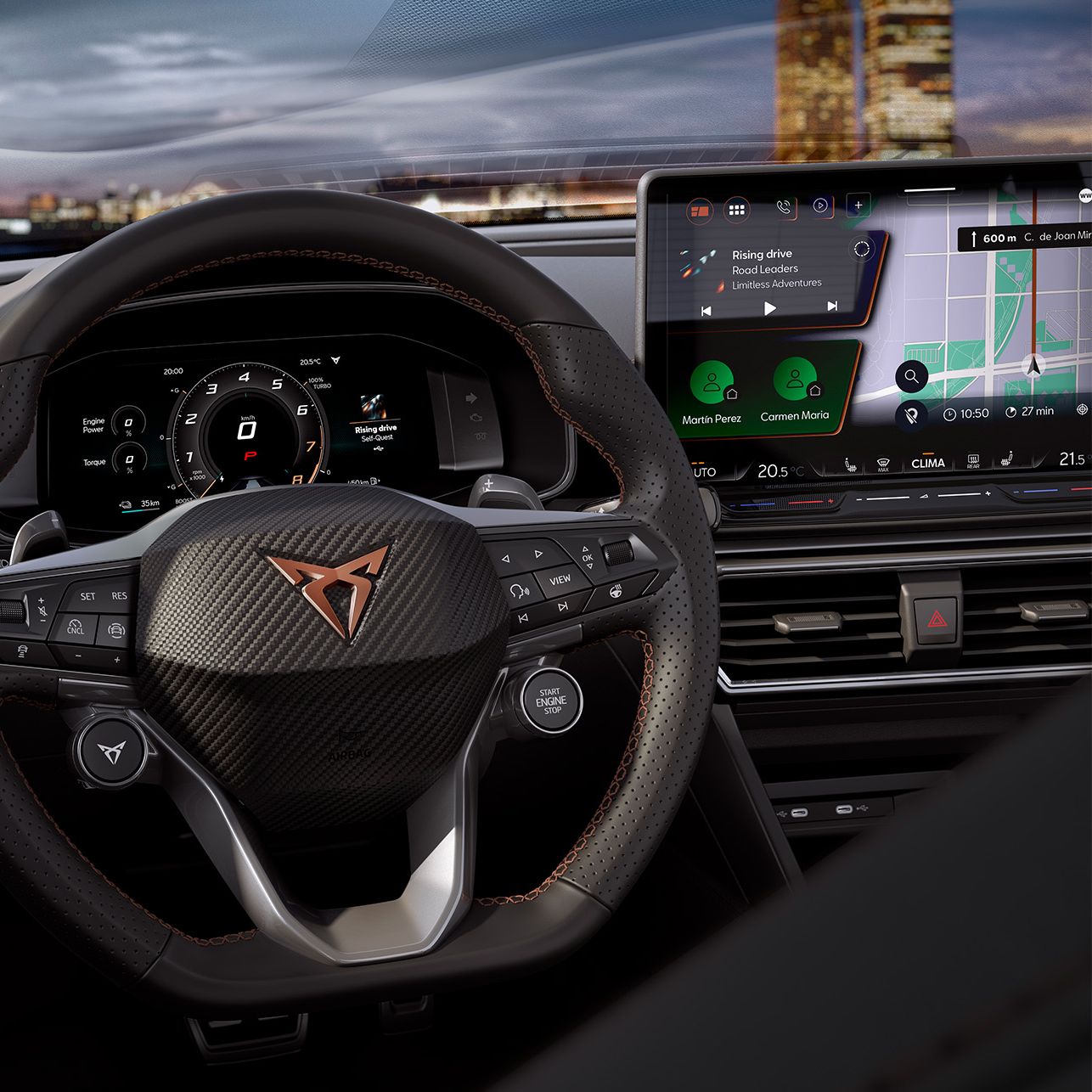 Nová CUPRA Leon s paketem Intelligent Drive