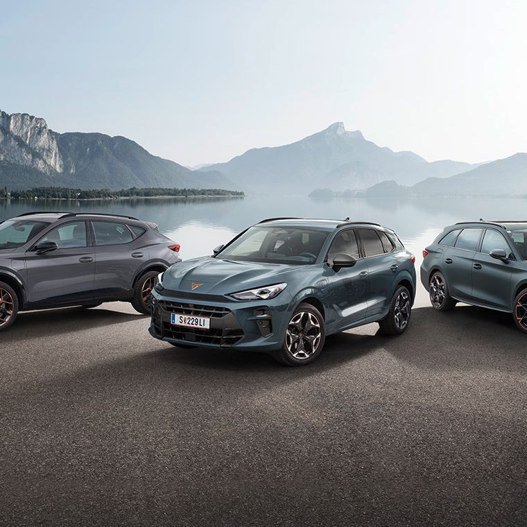 Der CUPRA Terramar, Leon Kombi und Formentor als Plug-in-Hybrid.