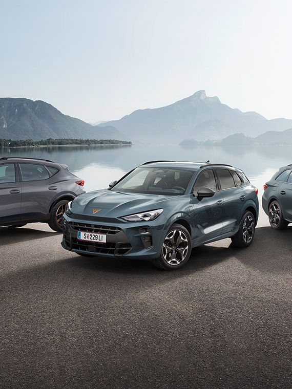 Der CUPRA Terramar, Leon Kombi und Formentor als Plug-in-Hybrid.