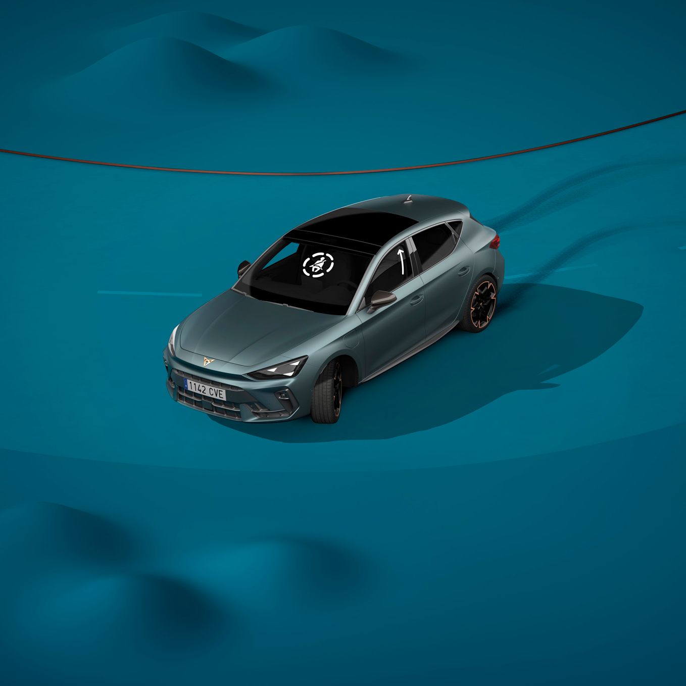 Přednárazová funkce Pre-Crash u nové CUPRA Leon. 