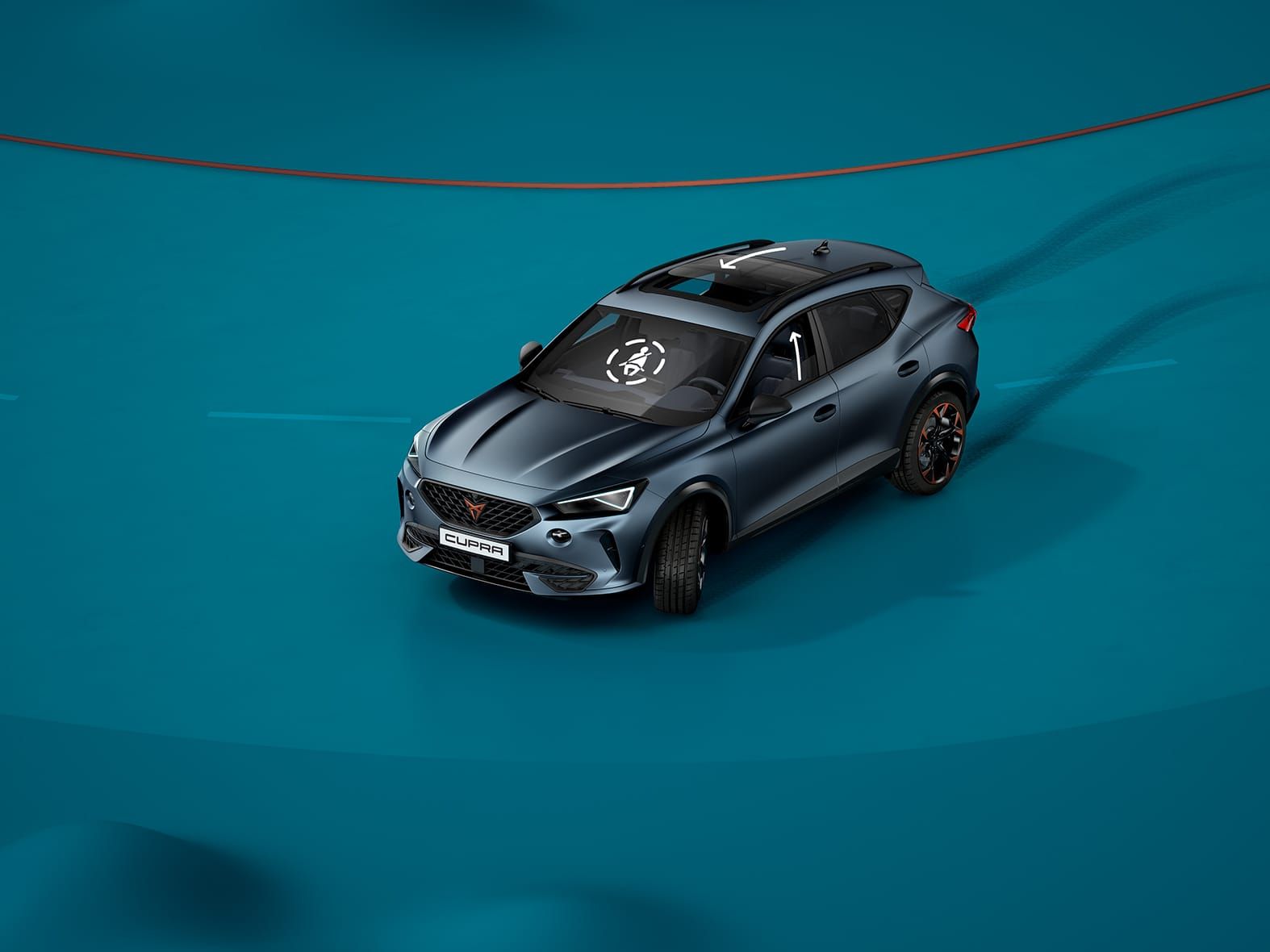 cupra formentor s funkcí Pre-crash Assist pro větší bezpečnost