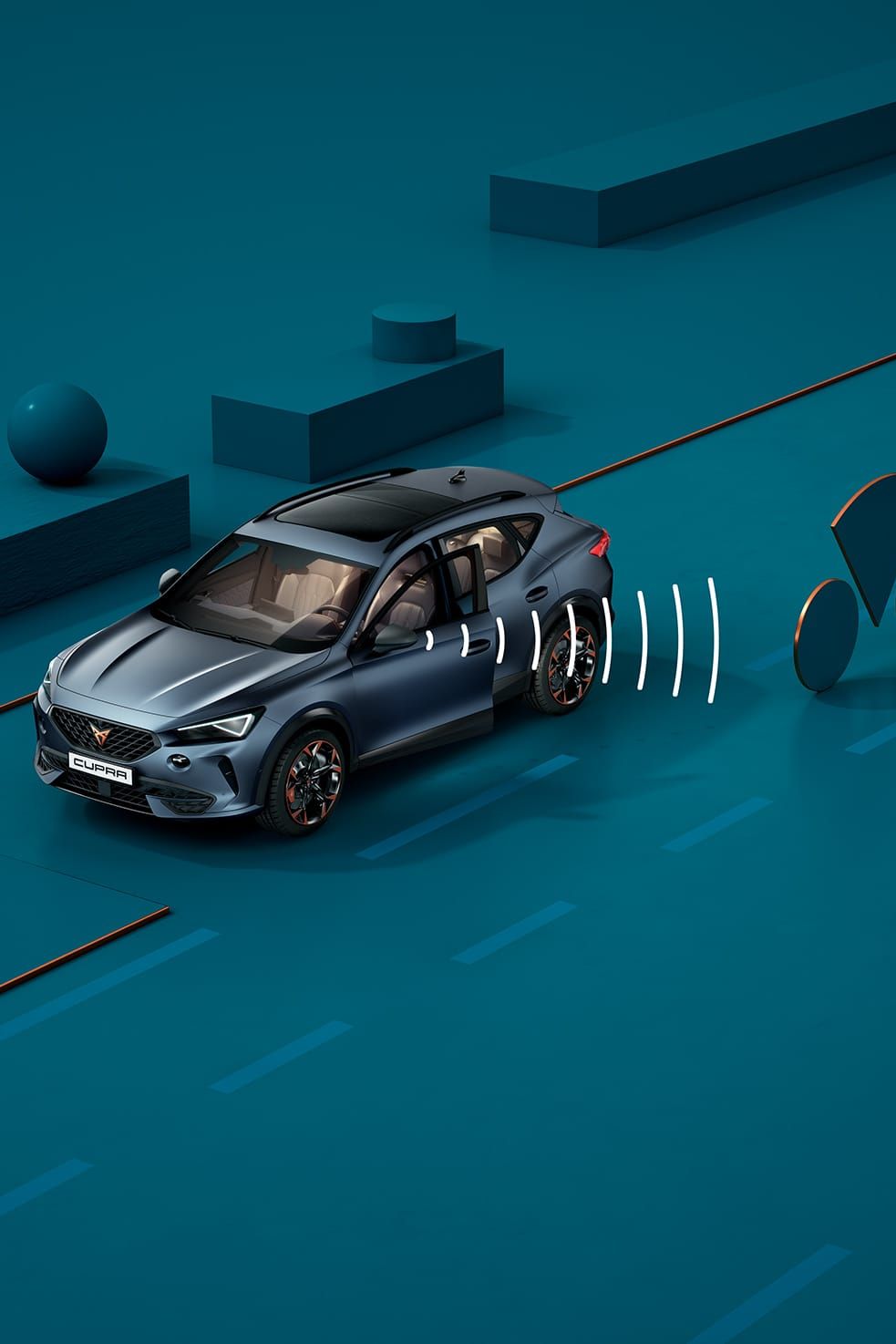 kompaktní sportovní vůz CUPRA Leon 5D ehybrid s asistentem pro vystupování