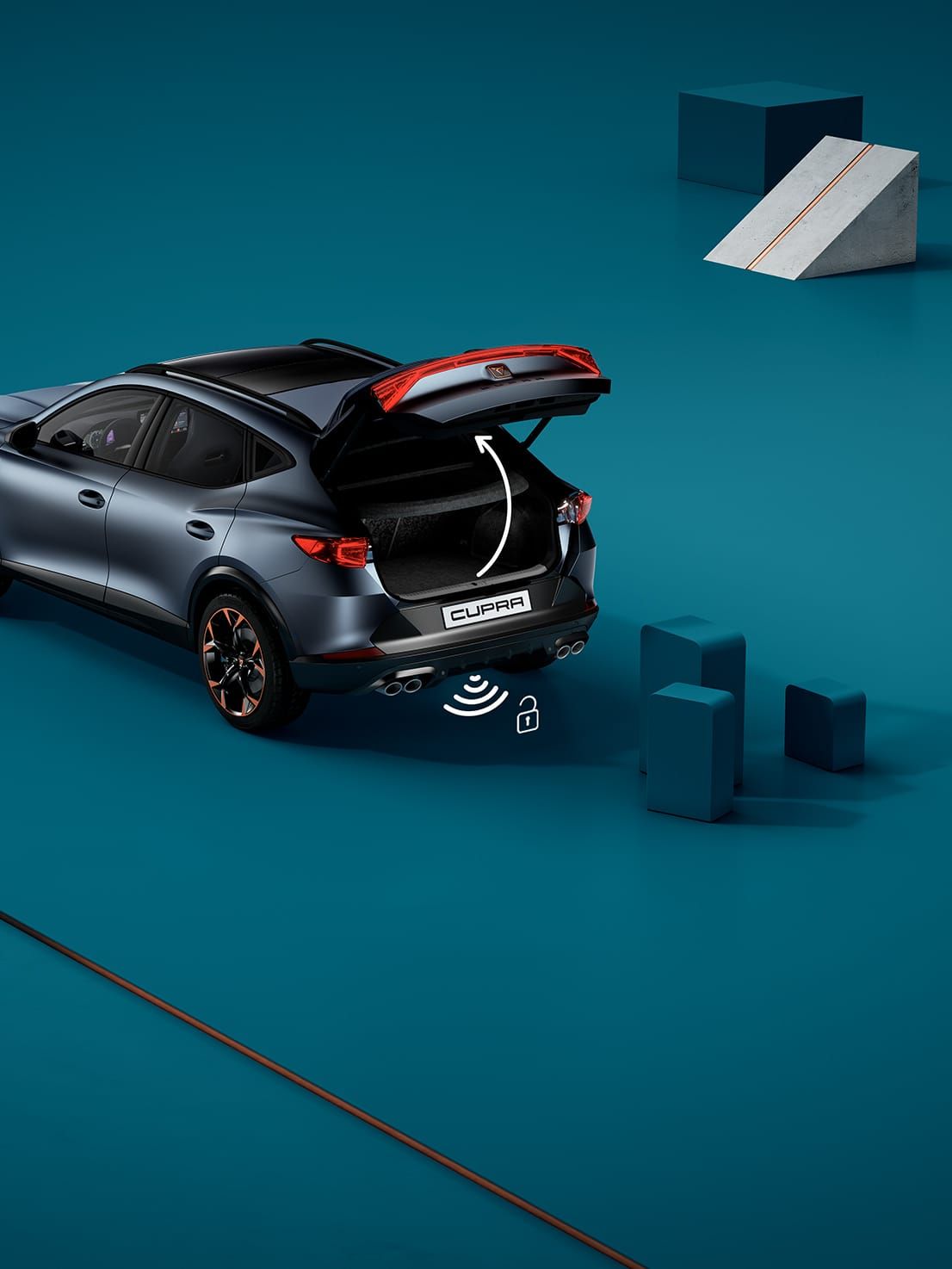 CUPRA Ateca 2020 technologie bezdotykové elektrické 5. dveře a virtuální pedál