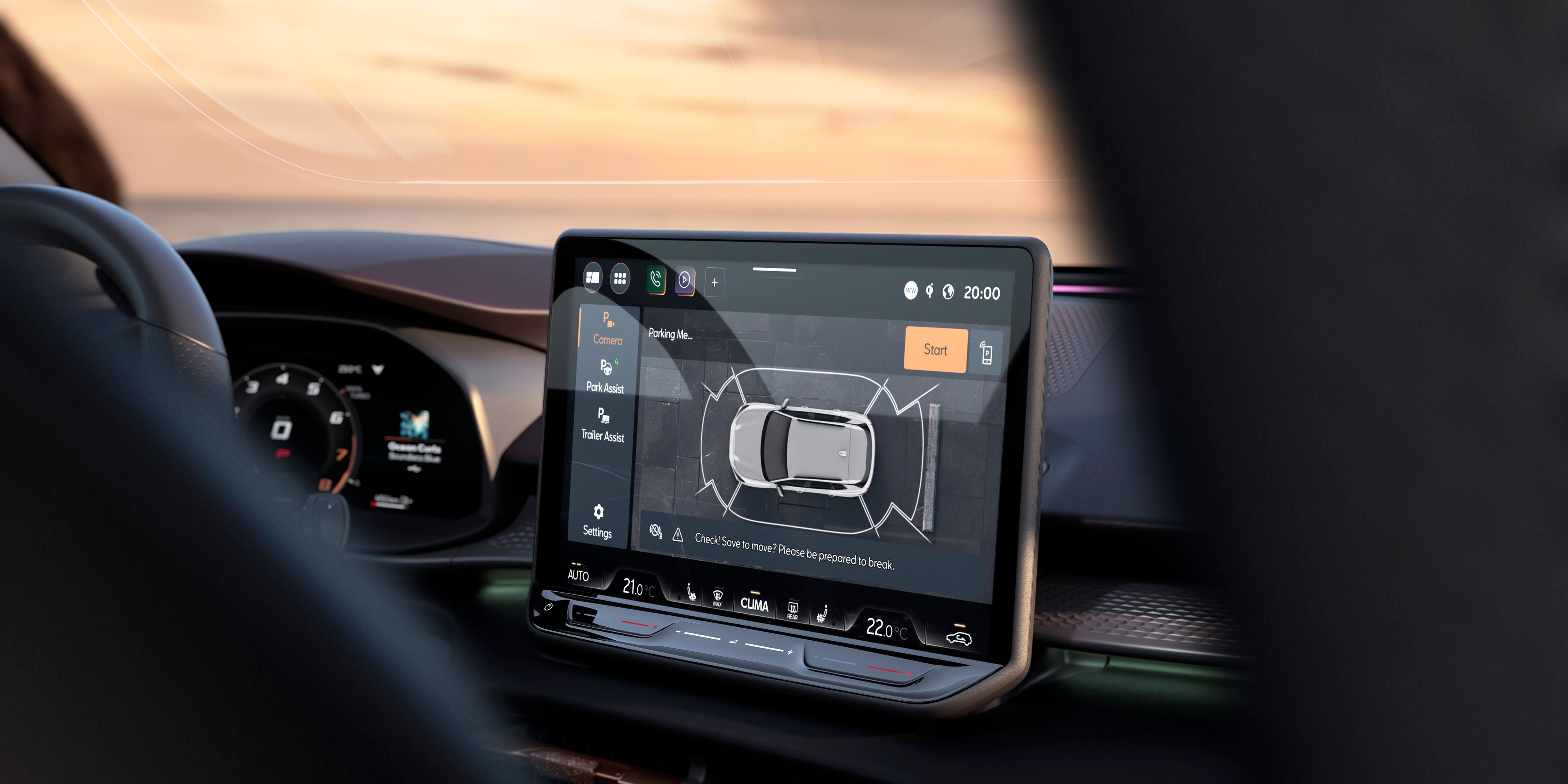 Nová CUPRA Terramar s paketem Intelligenta Drive.