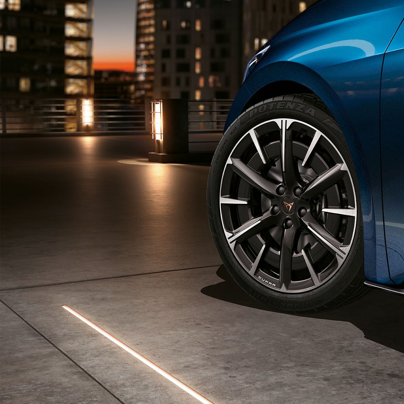 CUPRA Born 20" kola aero Firestorm
