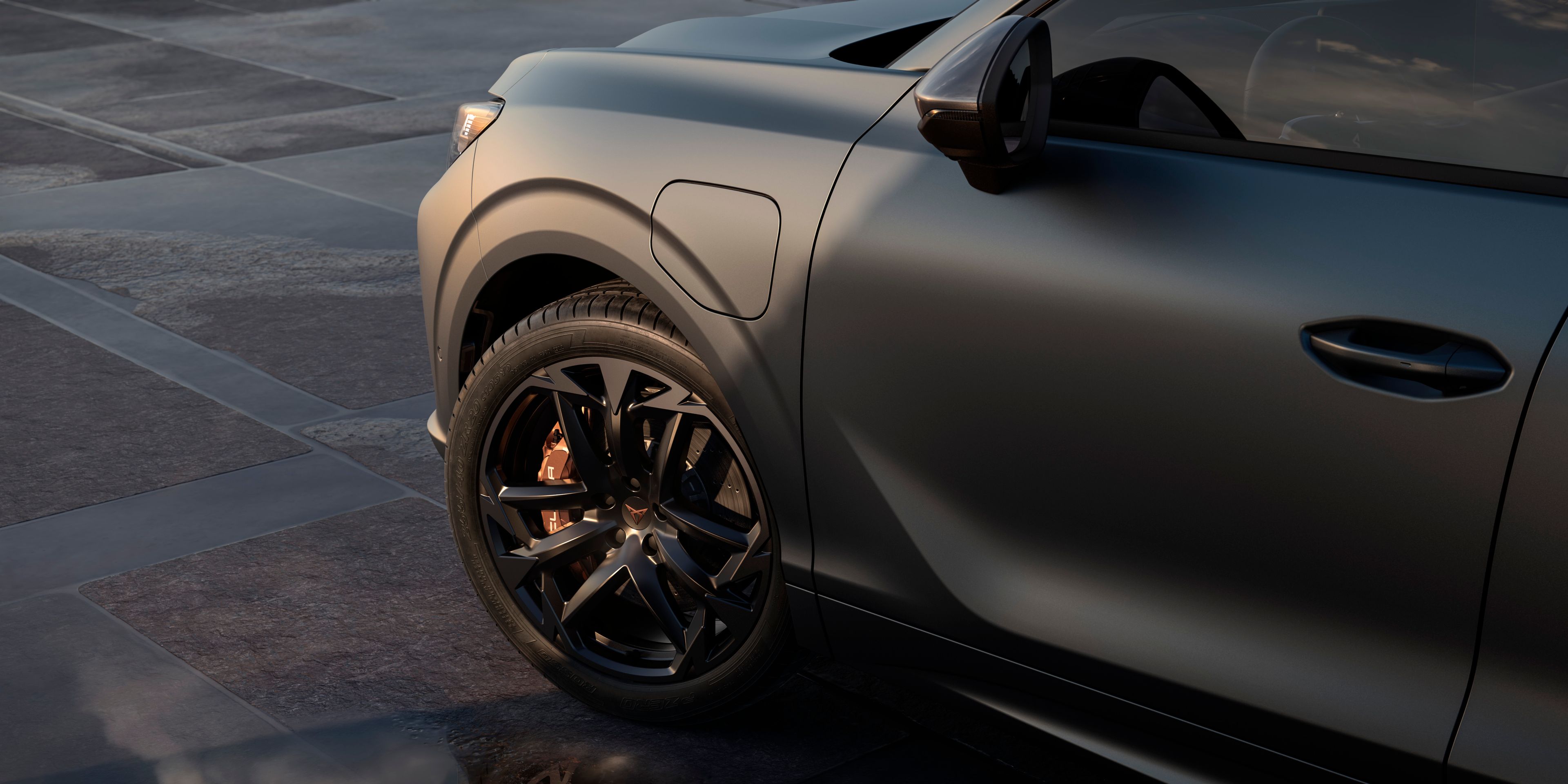 Nová 20" kola z lehkých slitin Vortex Black na nové CUPRA Terramar.
