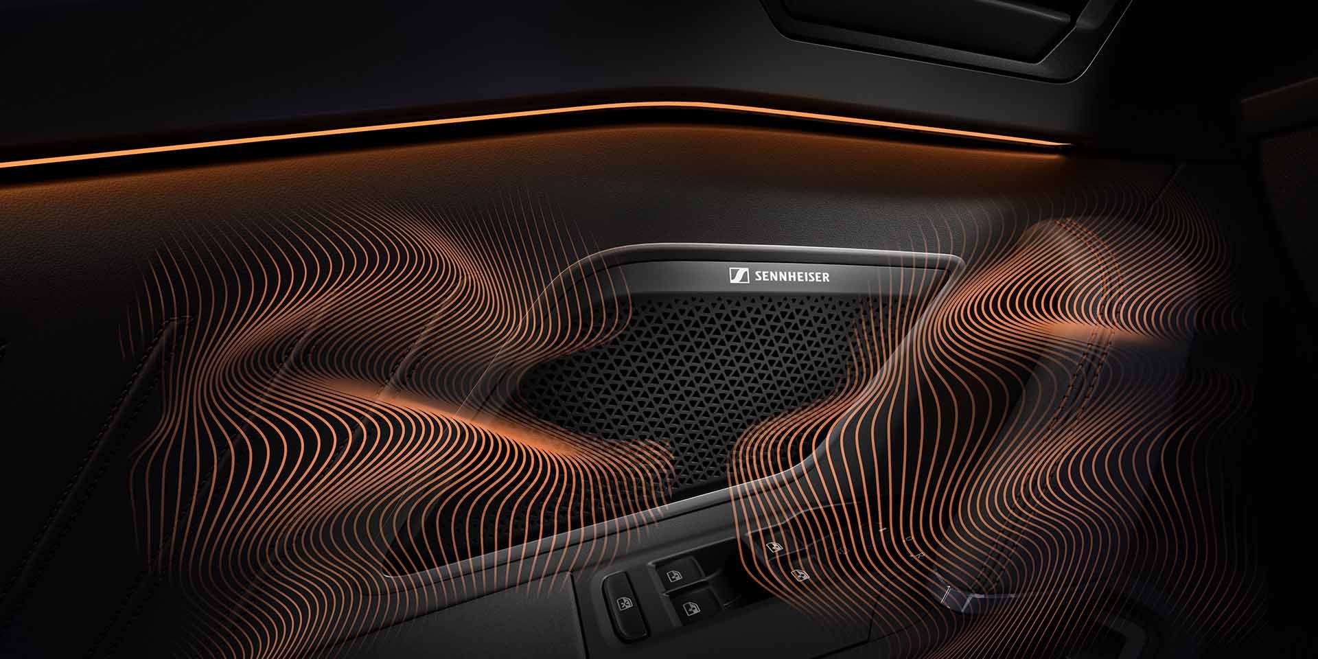 Nová CUPRA Leon Sportstourer s paketem Sennheiser