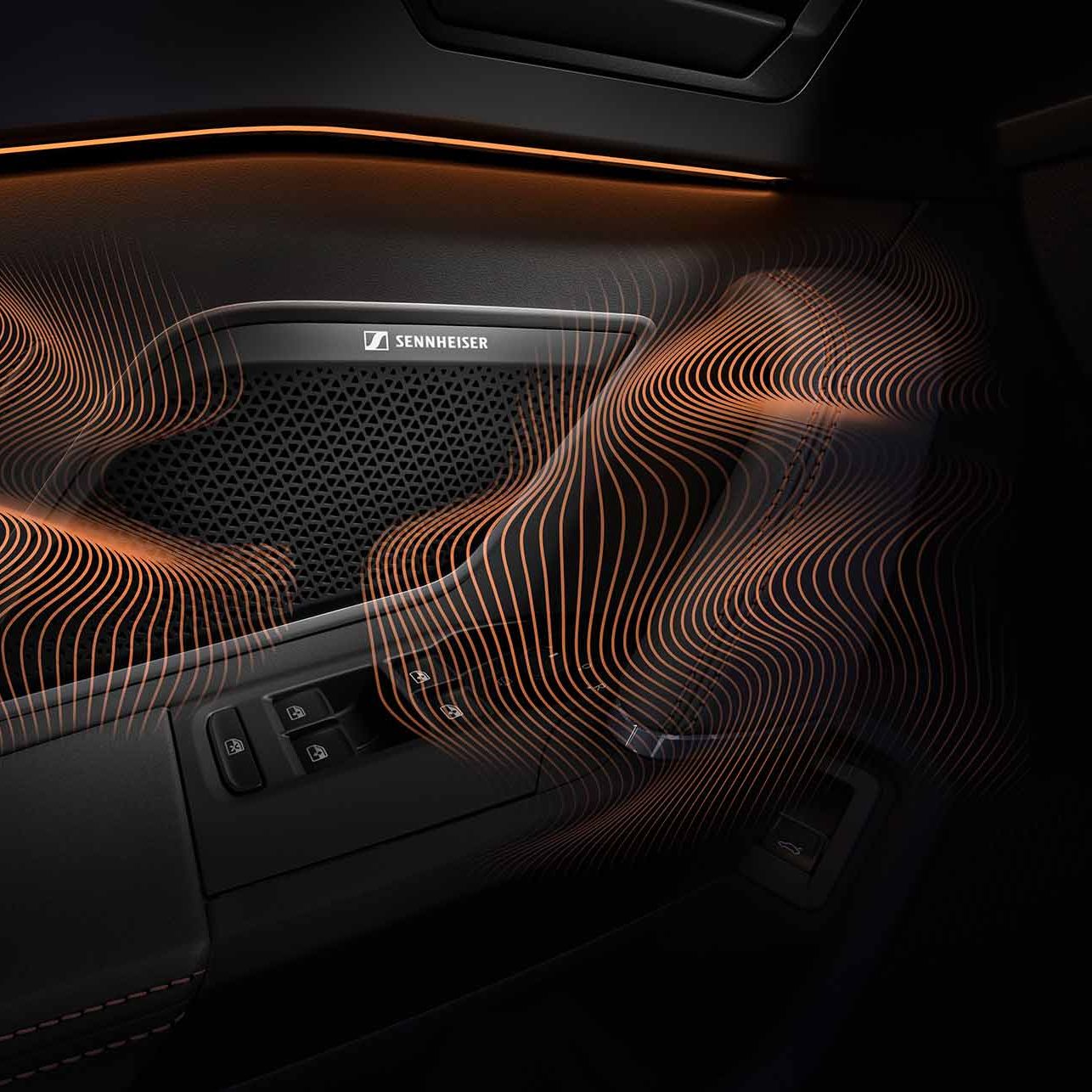 Nová CUPRA Leon Sportstourer s paketem Sennheiser