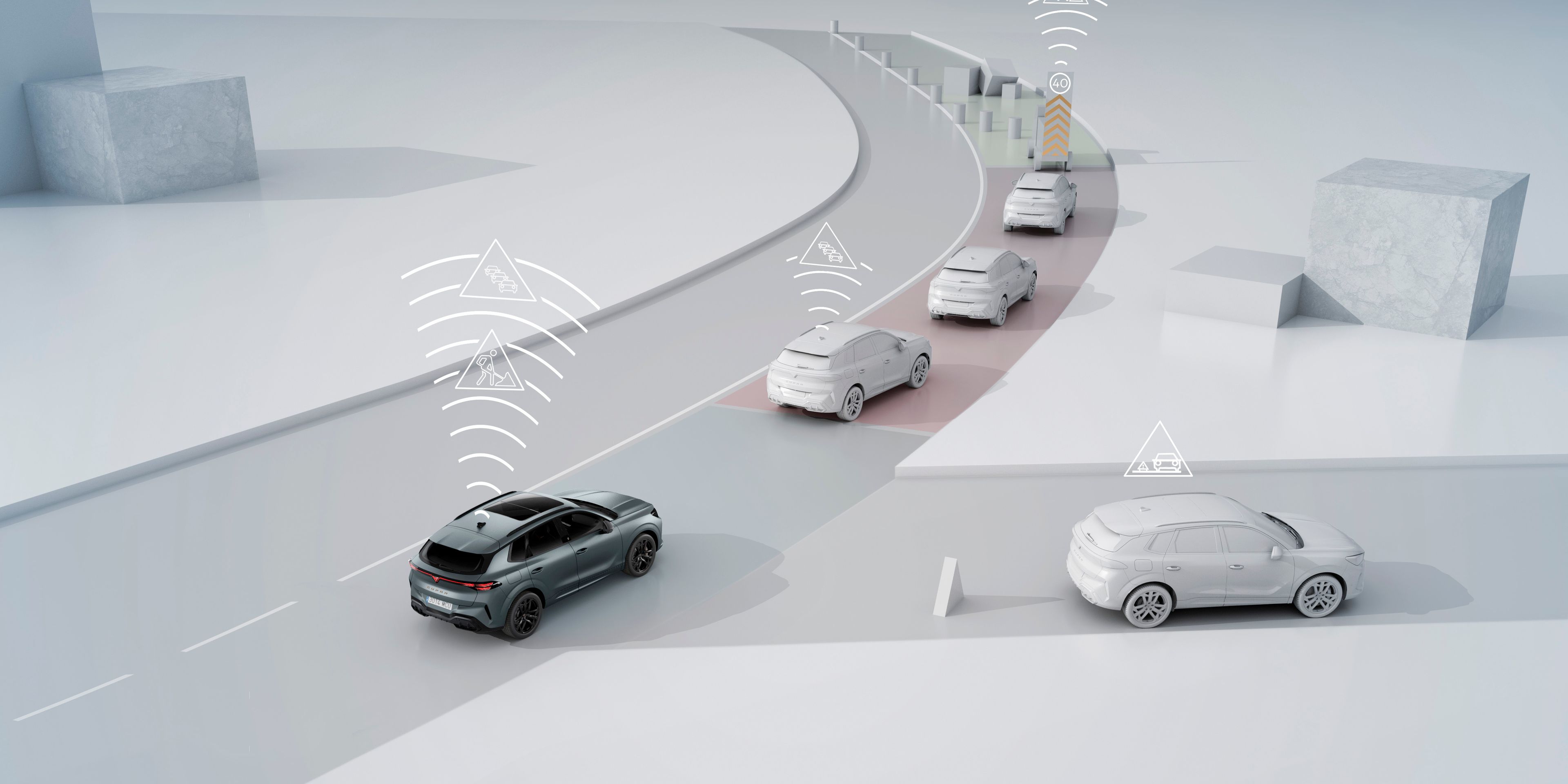Technologie CAR2X v nové CUPRA Terramar.