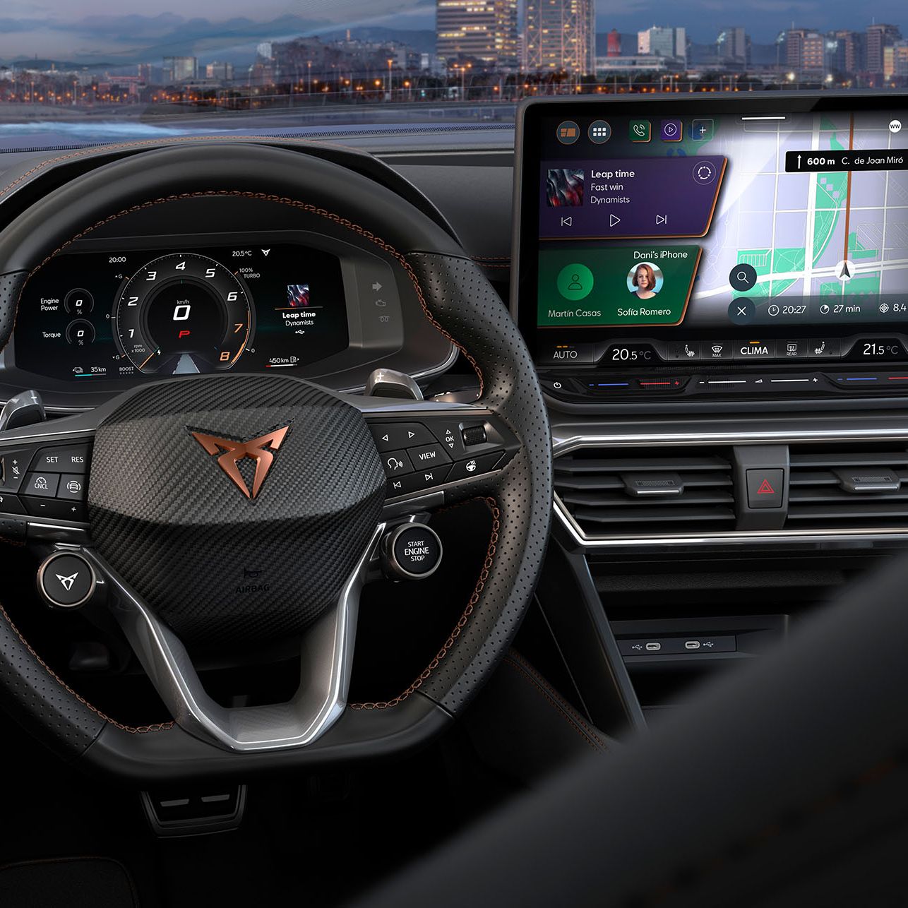 Nový kokpit a infotainment vozu CUPRA Formentor