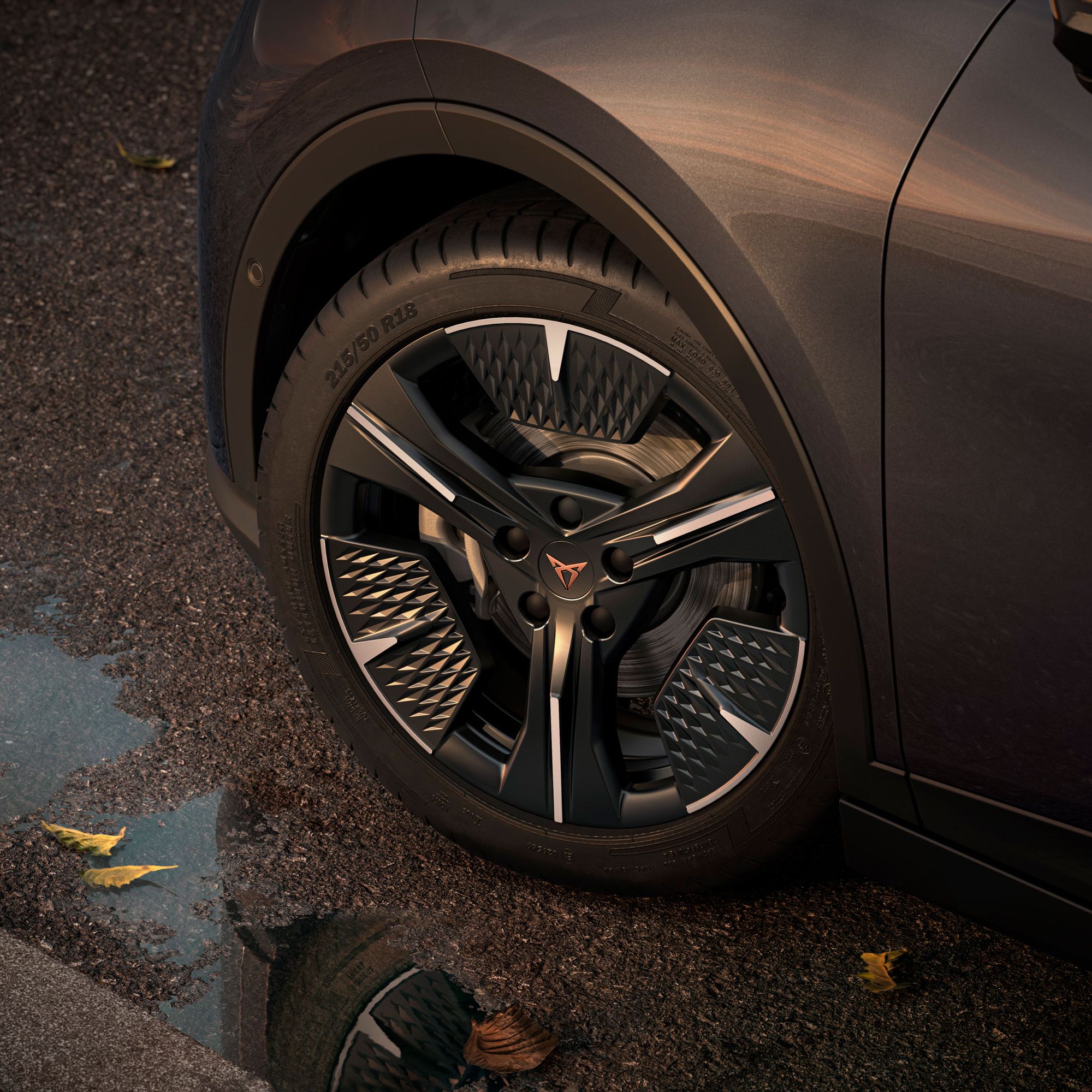 CUPRA Raval 18-Zoll Defier Machined Leichtmetallfelge 