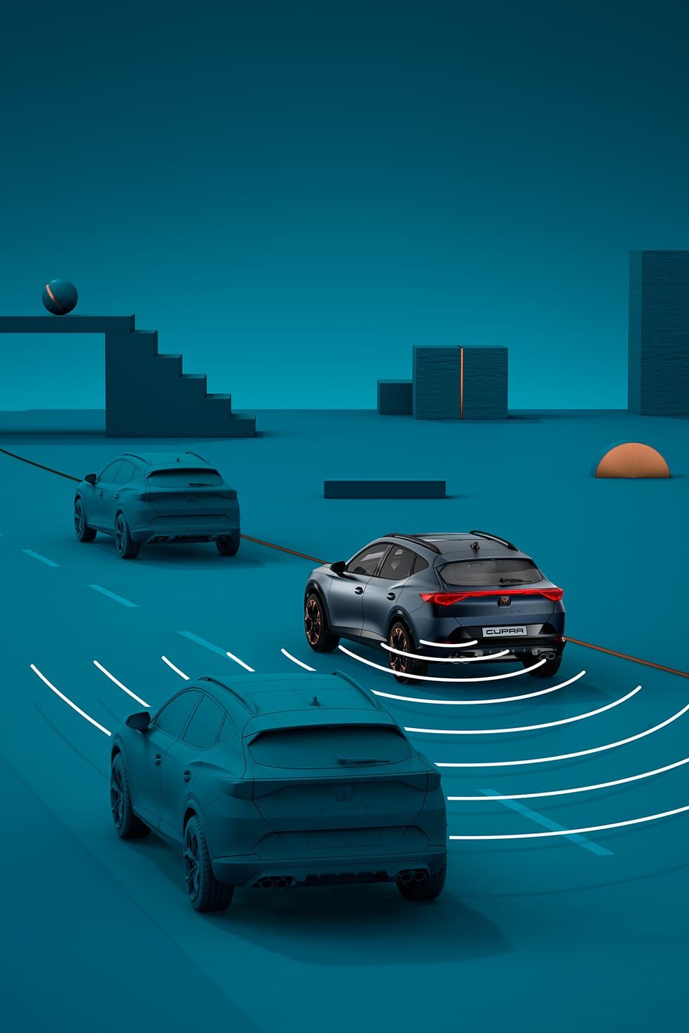 kompaktní sportovní vůz CUPRA Leon 5D ehybrid, bezpečnostní výbava, Exit Assist