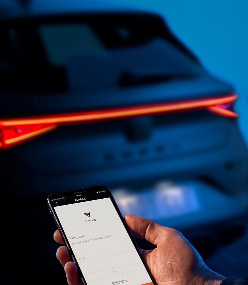 Registrace a vytvoření ID CUPRA na smartphonu
