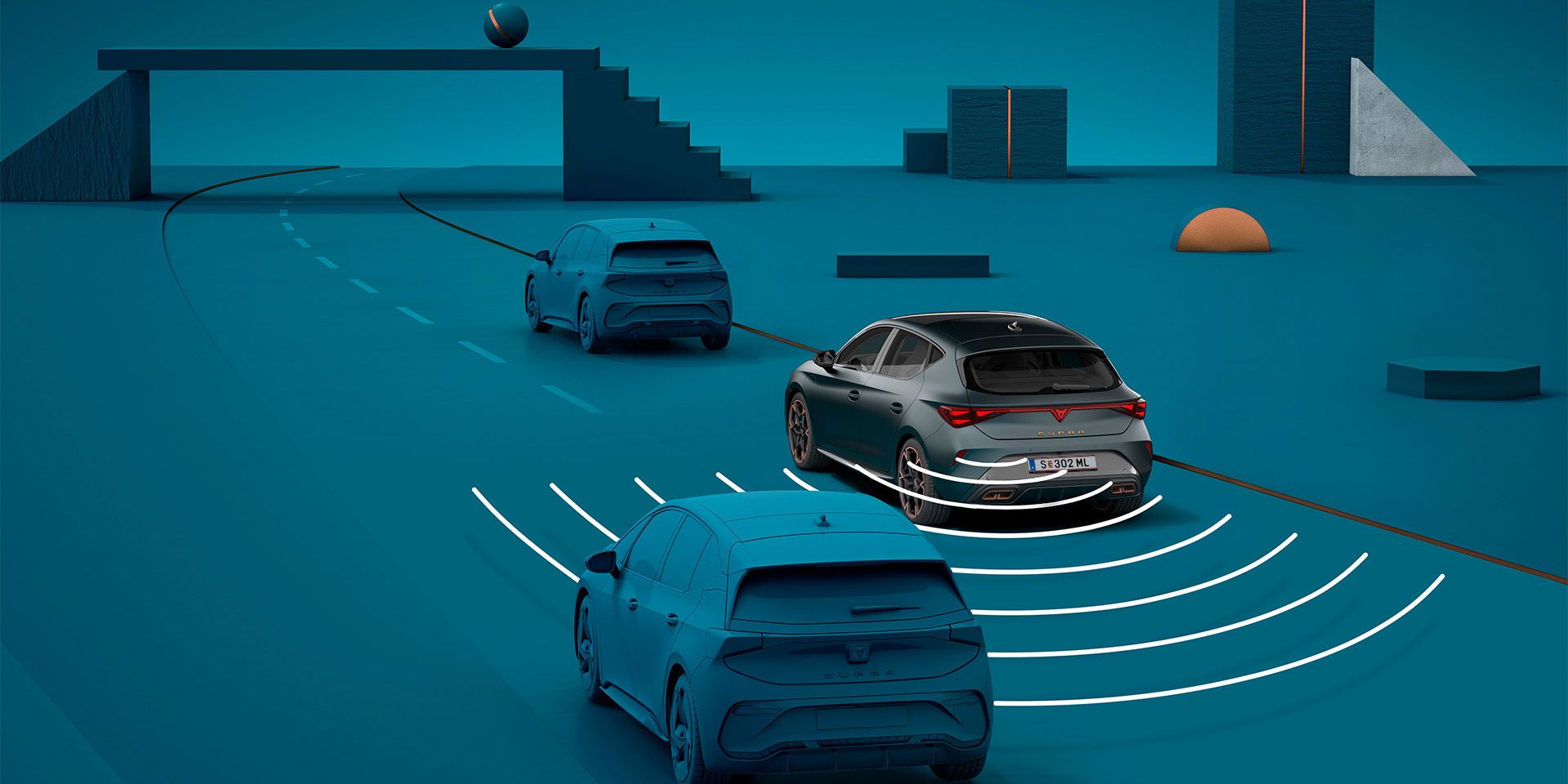 Nová CUPRA Leon Sportstourer s funkcí Exit Warning