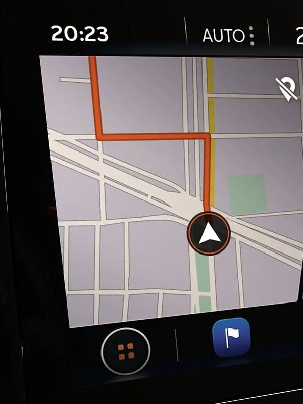 Detailansicht des CUPRA Navigationssystems