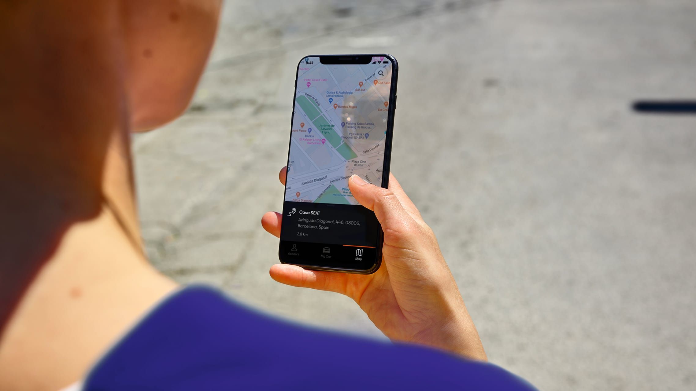 aplikace cupra connect dokáže lokalizovat vaše auto a aktivovat houkačku a ukazatele směru