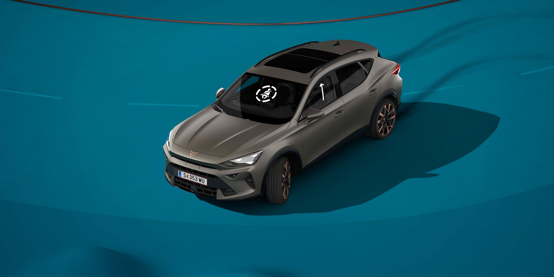 CUPRA Formentor s funkcí Pre Crash System