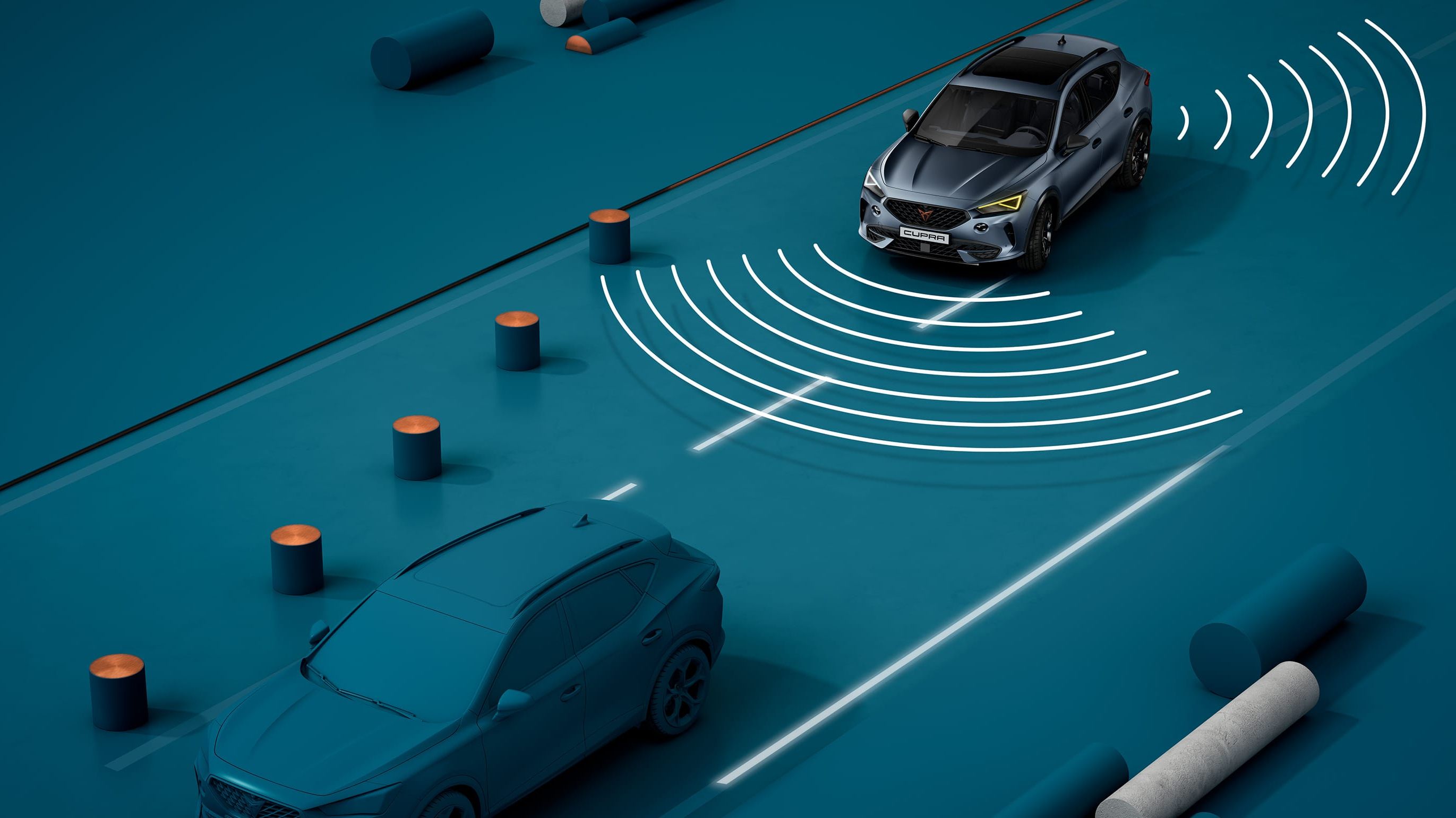 CUPRA Ateca 2020 technologie travel assist Částečně autonomní